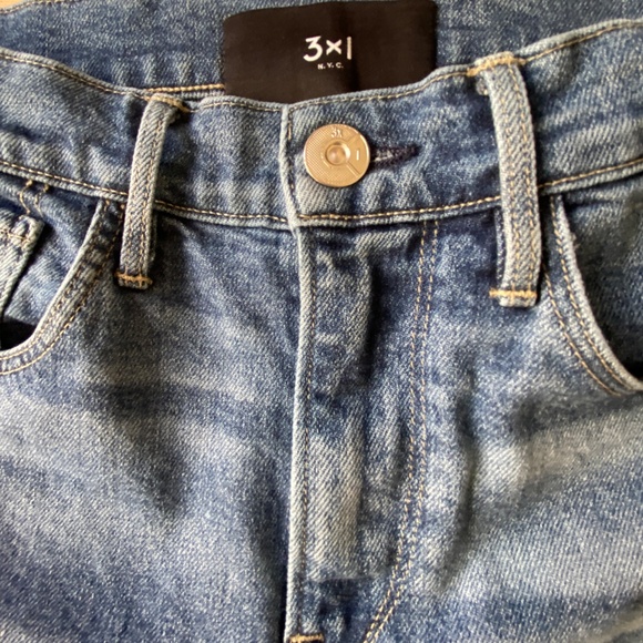3x1 NYC “Made Here” Frayed Hem Skinny Jeans, Size 26 - Picture 4 of 5